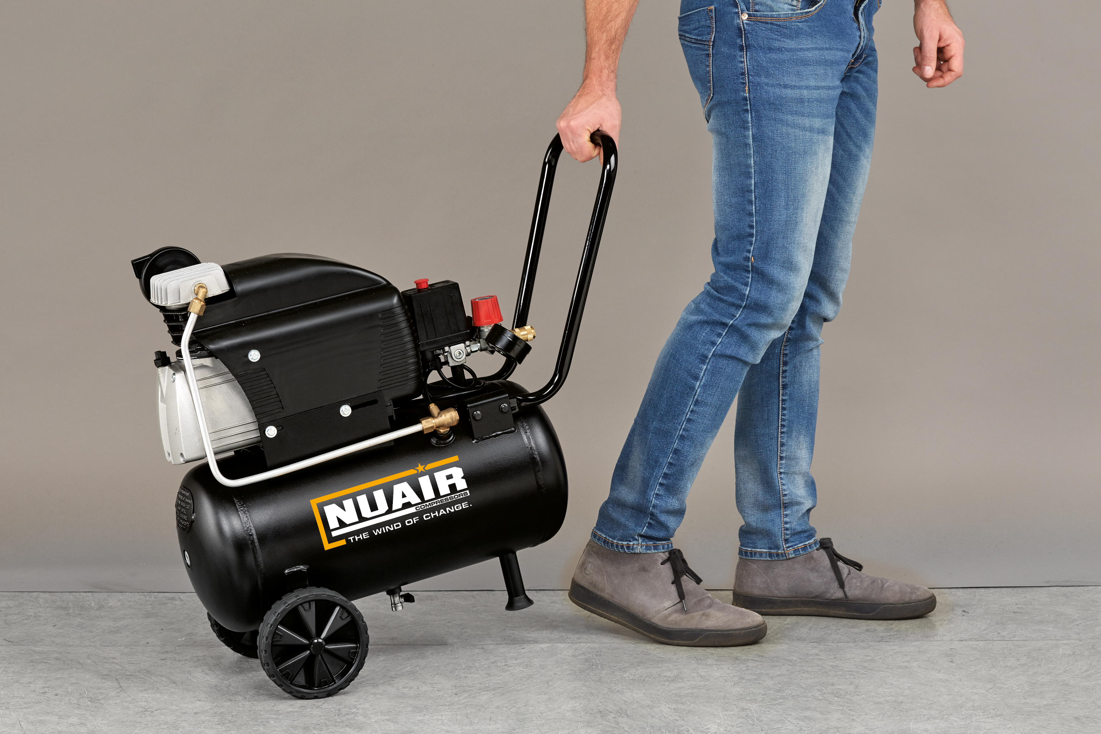 FC2/24S Compressore coassiale lubrificato, ideale per tutte le applicazioni hobbistiche. dettaglio
