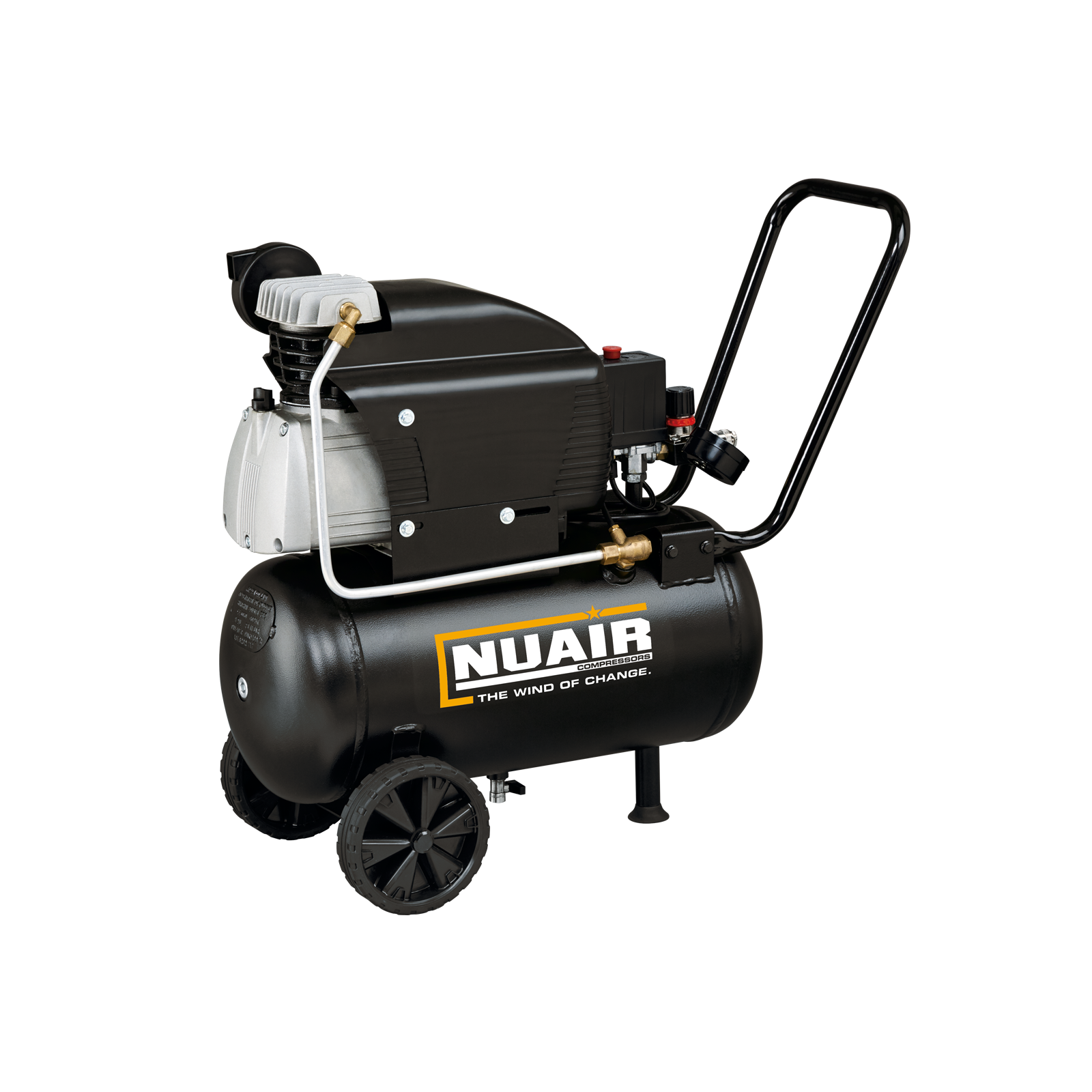 FC2/24S Compressore coassiale lubrificato, ideale per tutte le applicazioni hobbistiche.
