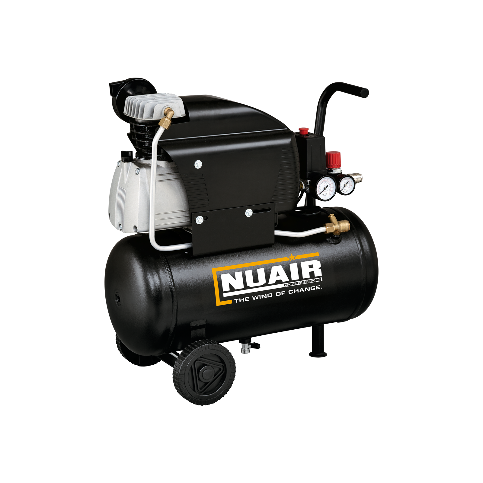 FC2/24 Compressore coassiale lubrificato, ideale per tutte le applicazioni hobbistiche.