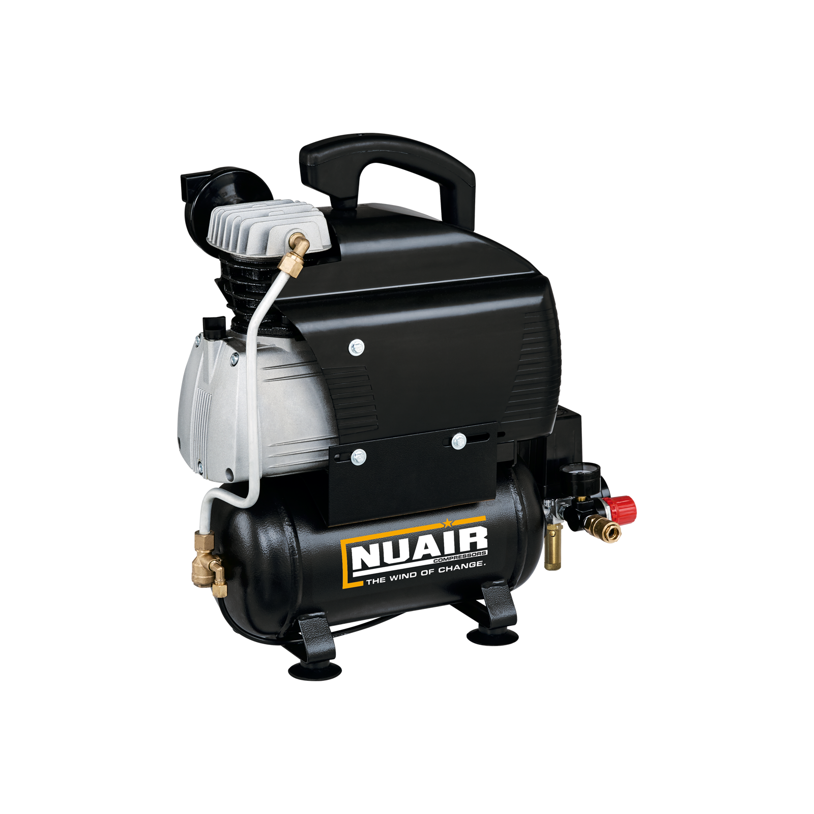 FC2/6 Compressore coassiale oilless, versatile e semplice da utilizzare e trasportare.