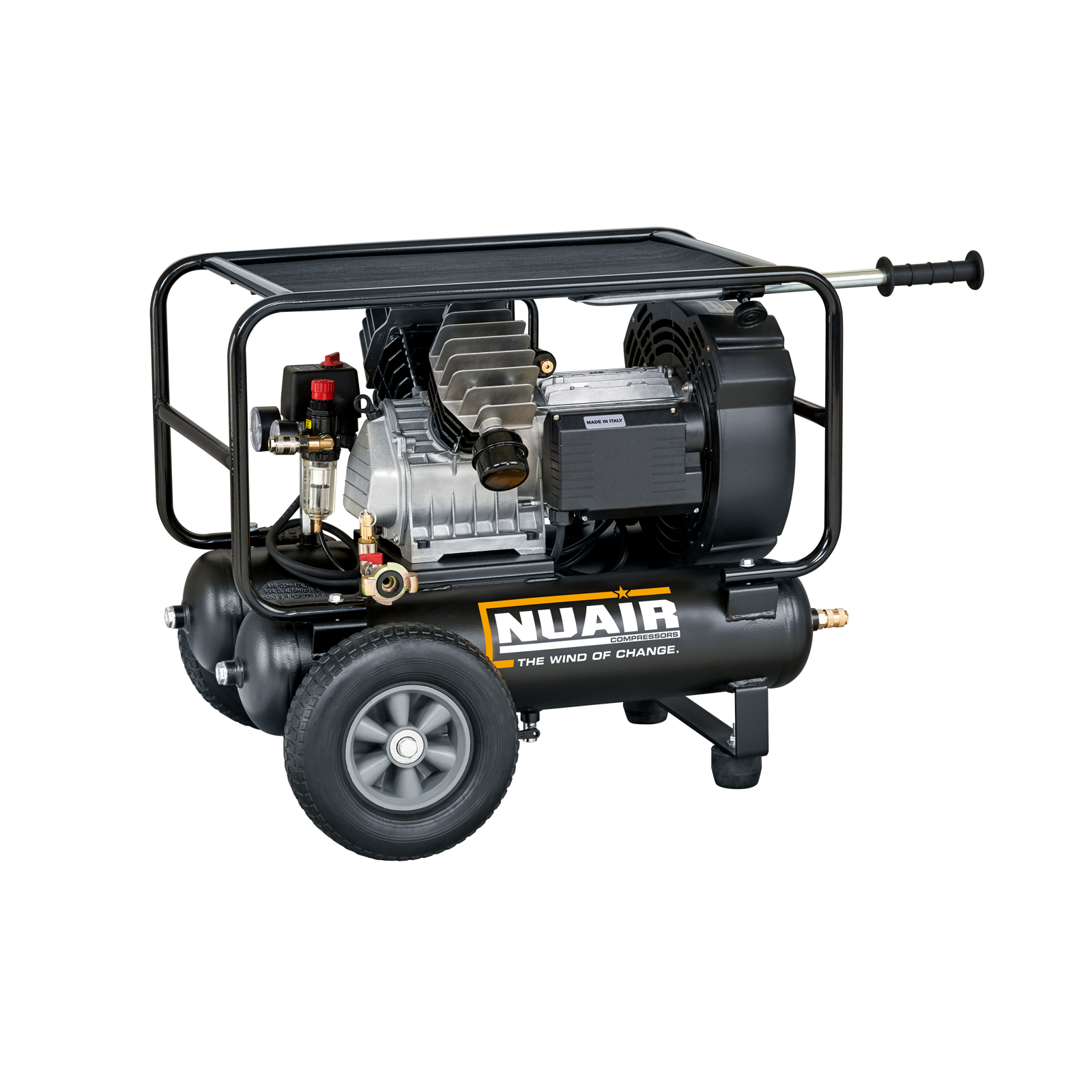GVM/11+11 Compressore coassiale lubrificato con gruppo pompante a 